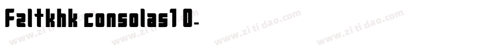 fzltkhk consolas1 0字体转换